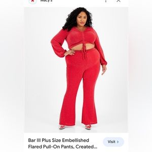 Plus size 2 piece set